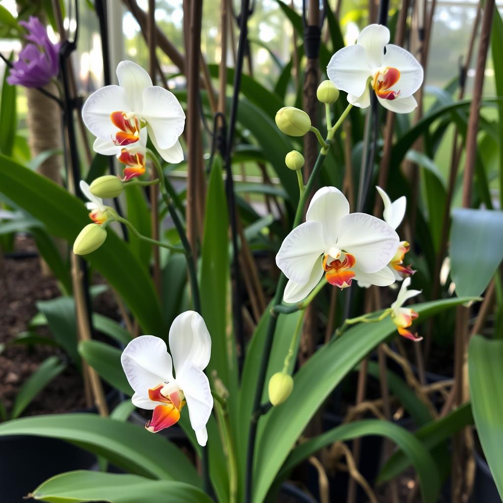 Orchids growing in Florida