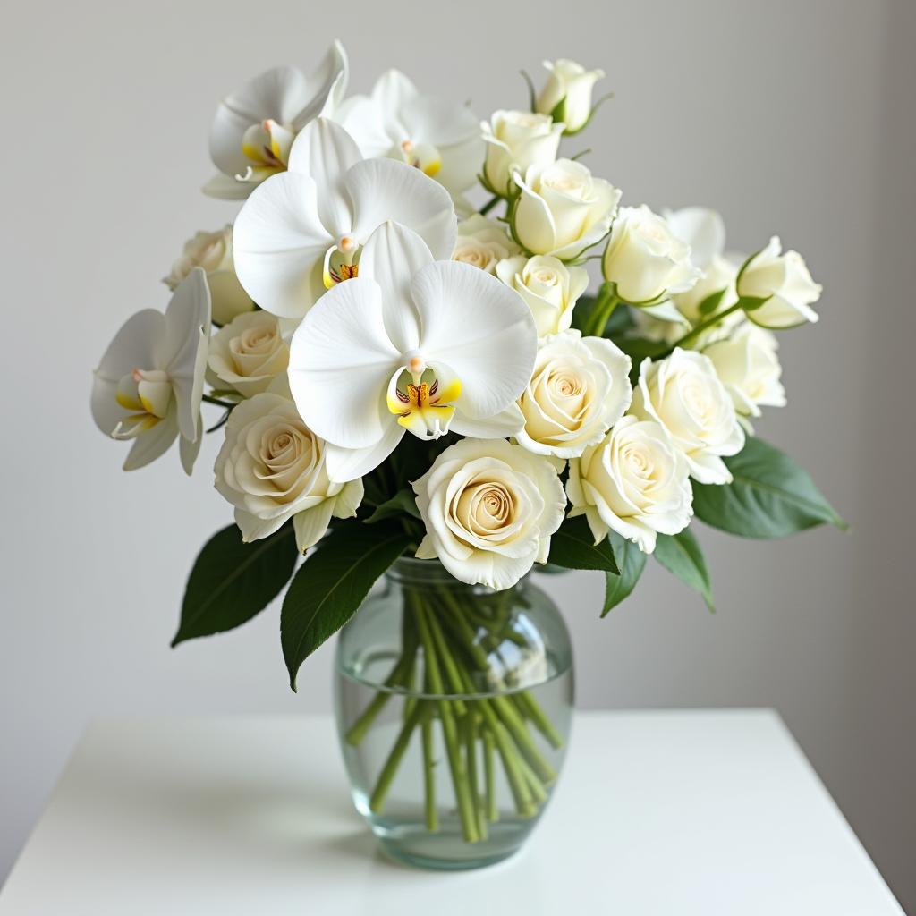 White Flowers for Rosh Hashanah