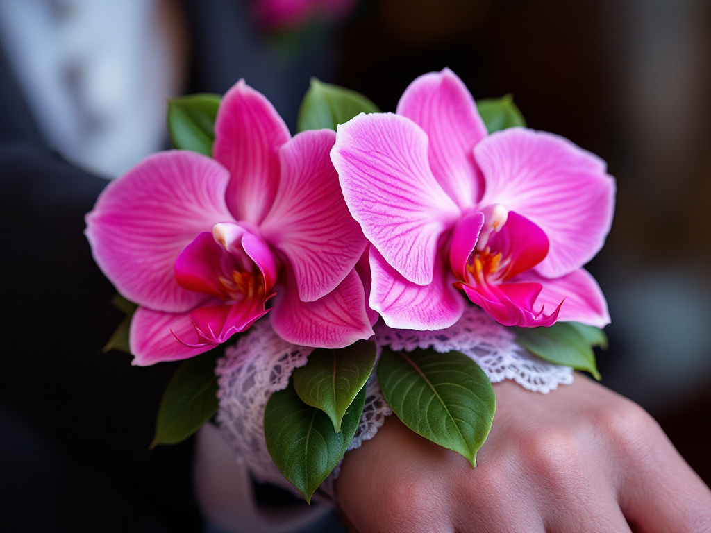 The Phalaenopsis Orchid in corsages prom